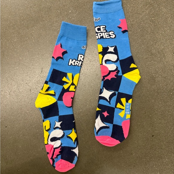 NWT Kelloggs Rice Krispies Y2K Novelty Socks - Picture 9 of 13